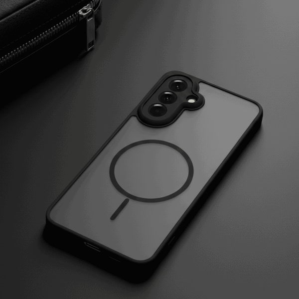 KYRON Black Matte Case for Samsung A36 - The Hatke