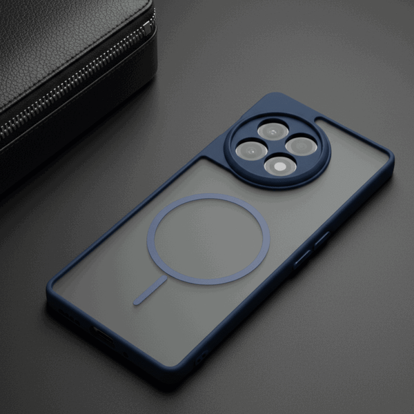KYRON Dark Blue Matte Case for Oneplus 11 - The Hatke
