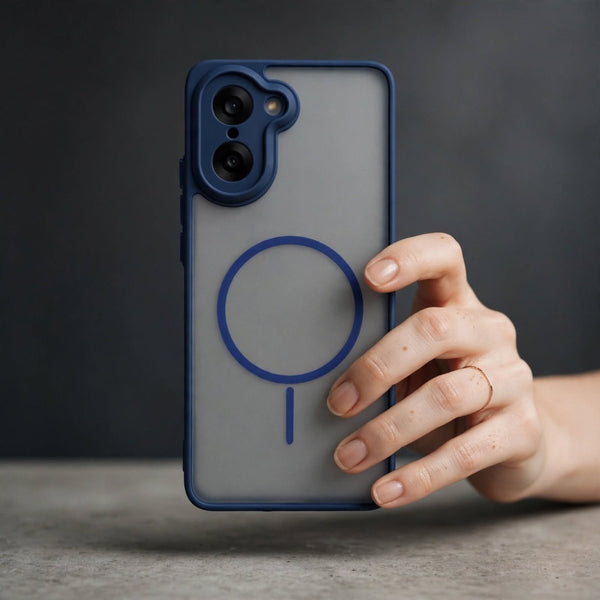 KYRON Dark Blue Matte Case for Oneplus Nord Ce 5 - The Hatke