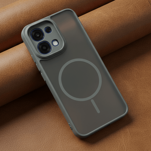 KYRON Grey Camera Protection Matte Case for Oppo F31 - The Hatke