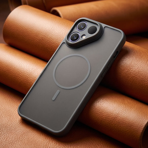 KYRON Grey Camera Protection Matte Case for Tecno Pova Curve 2 - The Hatke