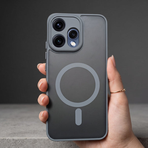 KYRON Grey Matte Camera Protection Case for Oppo Reno 15 - The Hatke