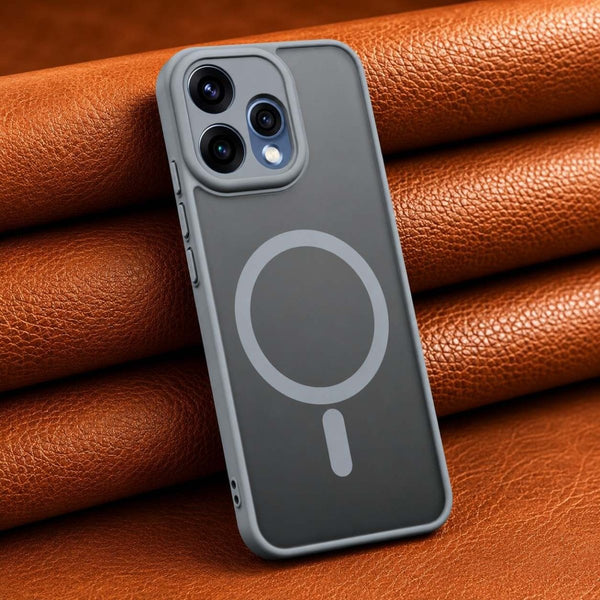KYRON Grey Matte Camera Protection Case for Oppo Reno 15 - The Hatke
