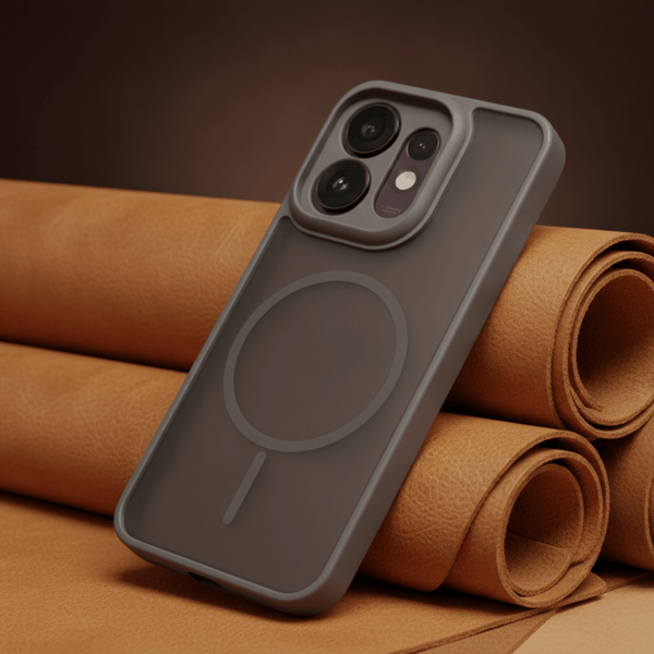 KYRON Grey Matte Camera Protection Case for Oppo Reno 16 - The Hatke