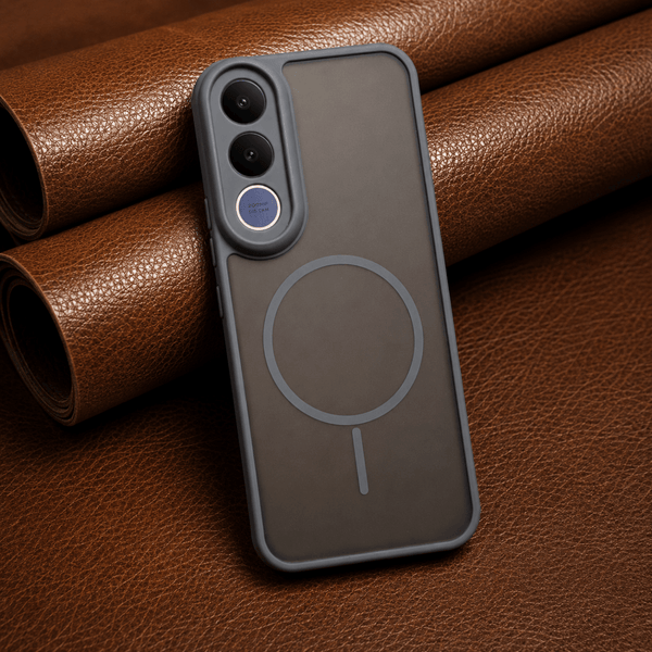 KYRON Grey Matte Camera Protection Case for Vivo V70 Fe - The Hatke