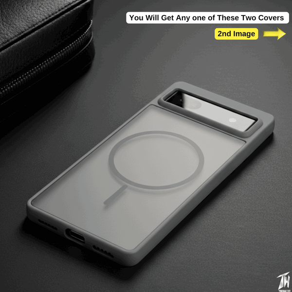 KYRON Grey Matte Case for Google Pixel 6a - The Hatke