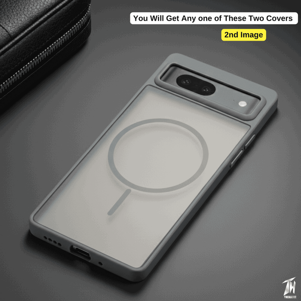 KYRON Grey Matte Case for Google Pixel 7 - The Hatke
