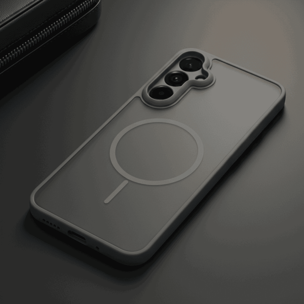 KYRON Grey Matte Case for Samsung S23 Fe - The Hatke