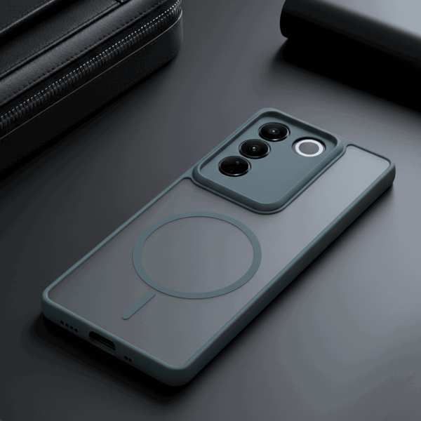 KYRON Grey Matte Case for Vivo V27 Pro - The Hatke