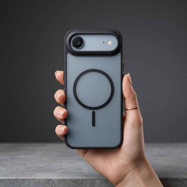 KYRON Matte Black Case for Apple Iphone Air - The Hatke