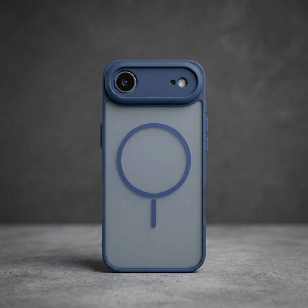 KYRON Matte Dark Blue Case for Apple Iphone Air - The Hatke