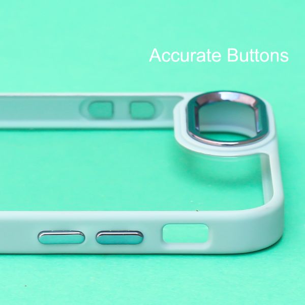 Lavender Blue Metal Protection Transparent Case for Apple iphone 7 - The Hatke