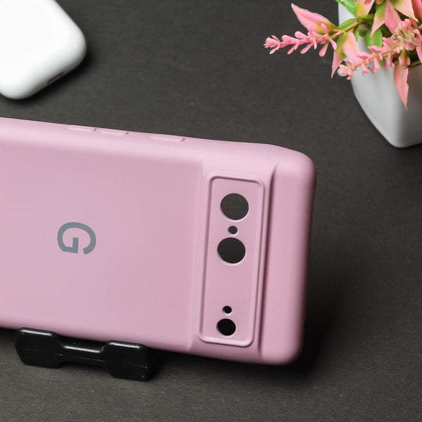 Lavender Camera Original Silicone case for Google Pixel 7 - The Hatke