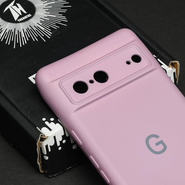 Lavender Camera Original Silicone case for Google Pixel 7 - The Hatke