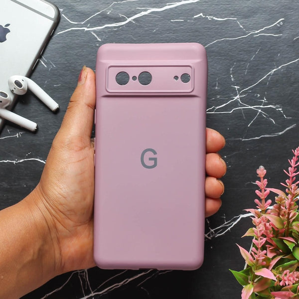 Lavender Camera Original Silicone case for Google Pixel 7 - The Hatke