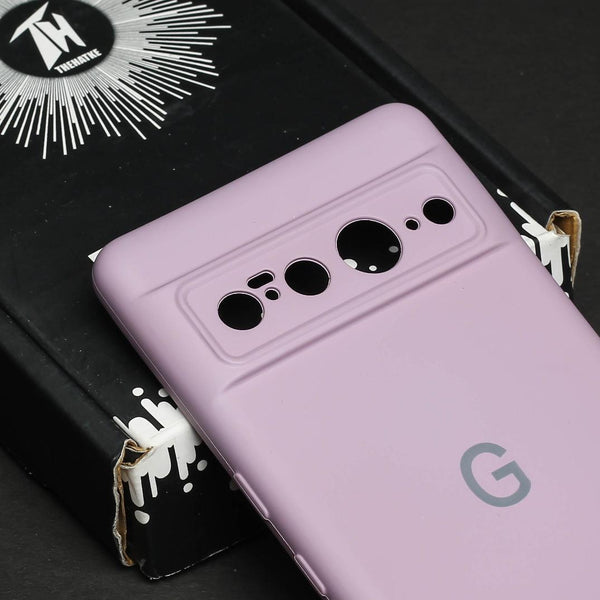Lavender Camera Original Silicone case for Google Pixel 7 Pro - The Hatke