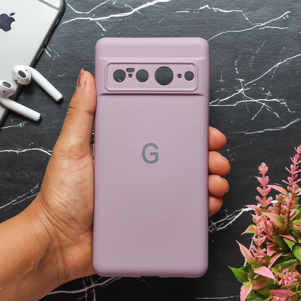 Lavender Camera Original Silicone case for Google Pixel 7 Pro - The Hatke