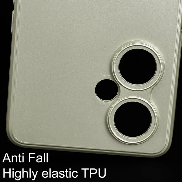 Lavender Metallic Finish Silicone Case for Oneplus Nord CE 3 Lite - The Hatke