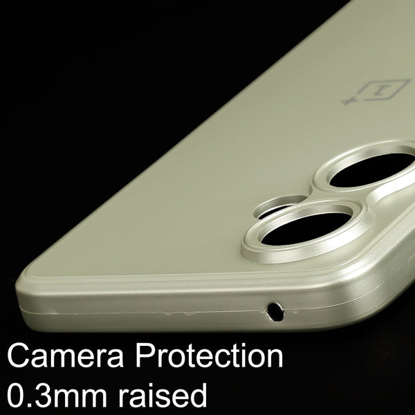 Lavender Metallic Finish Silicone Case for Oneplus Nord CE 3 Lite - The Hatke