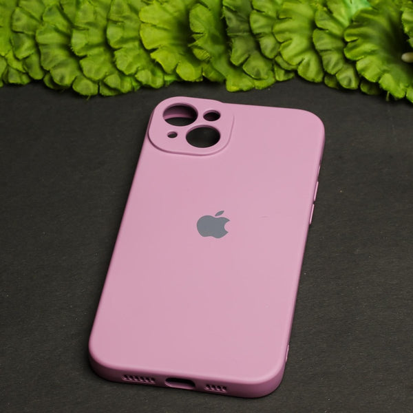 Lavender Original Camera Silicone case for Apple iphone 13 - The Hatke
