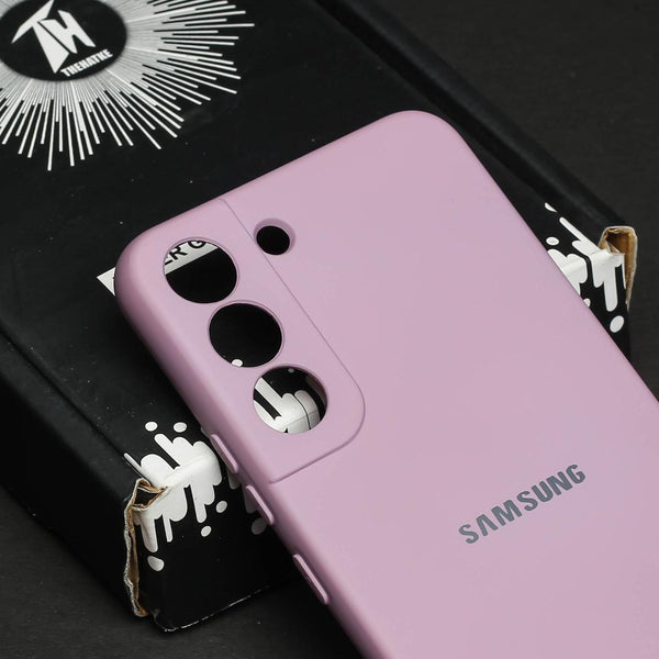 Lavender Original Camera Silicone case for Samsung S21 FE - The Hatke