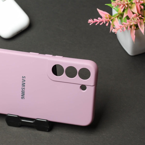 Lavender Original Camera Silicone case for Samsung S21 FE - The Hatke