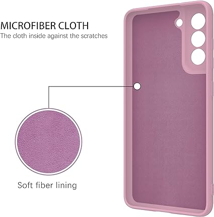 Lavender Original Camera Silicone case for Samsung S24 - The Hatke