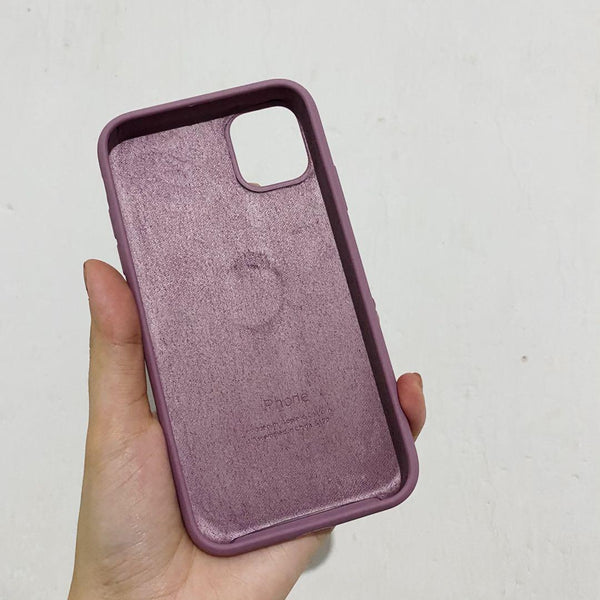 Lavender Original Silicone case for Apple iphone 13 Pro Max - The Hatke