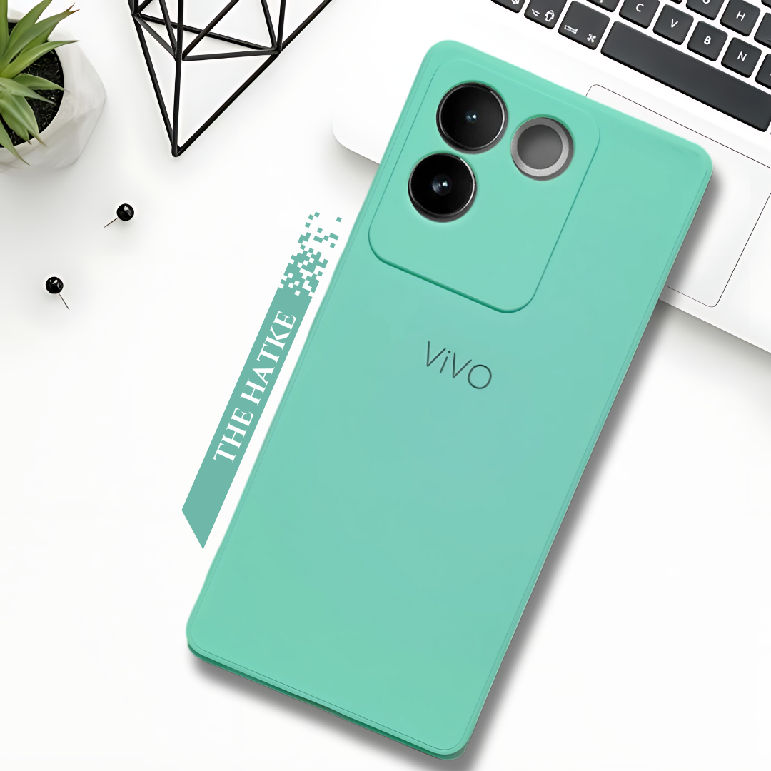 Light Blue Candy silicone Case for Vivo T2 Pro