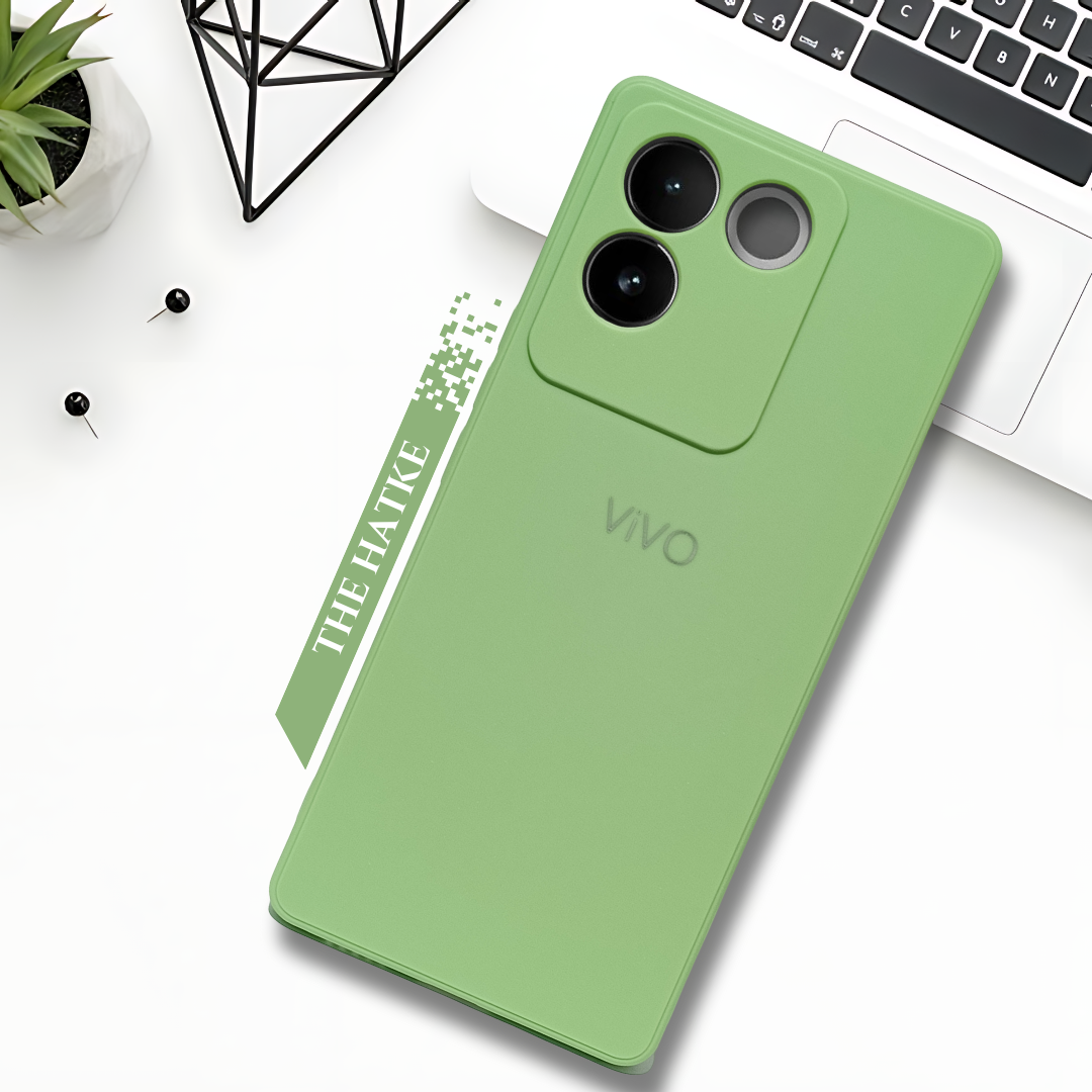 Light Green Candy silicone Case for Vivo T2 Pro