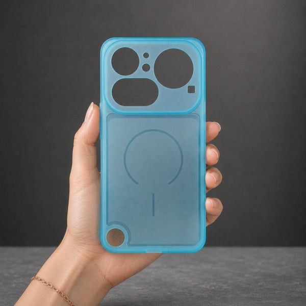 Light Blue Amber Silicone Case for Nothing Phone 4a Pro - The Hatke