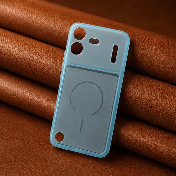 Light Blue Amber Silicone Case for Nothing Phone 4b - The Hatke