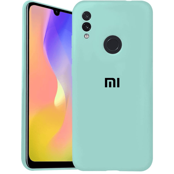 Light Blue Camera Original Silicone Case for Redmi Note 7 Pro - The Hatke