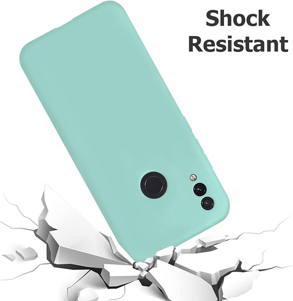 Light Blue Camera Original Silicone Case for Redmi Note 7 Pro - The Hatke