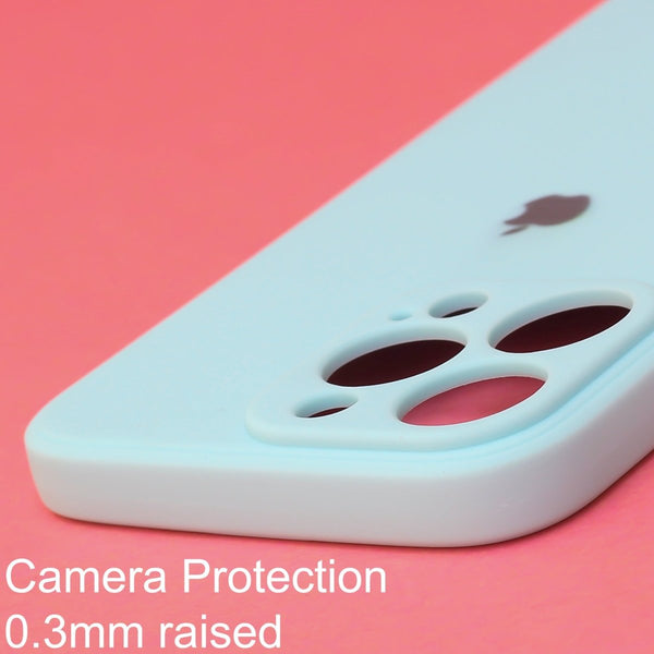 Light Blue Candy Silicone Case for Apple iphone 16 Pro Max - The Hatke
