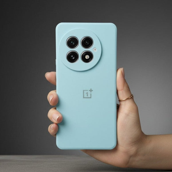 Light Blue Candy Silicone Case for Oneplus 13 - The Hatke