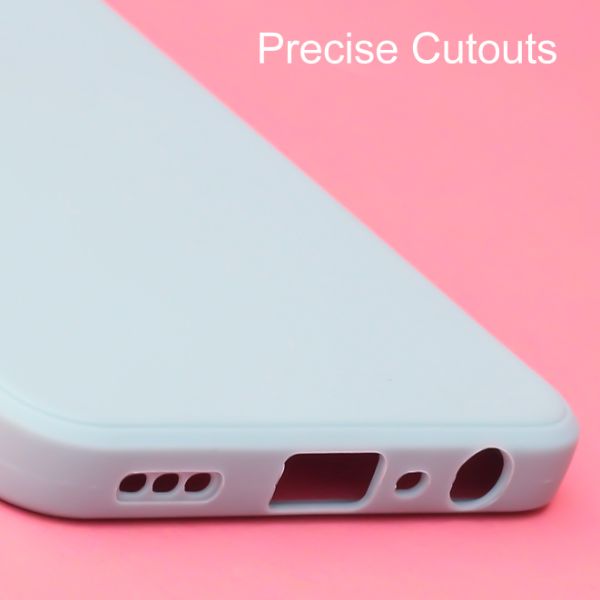 Light Blue Candy Silicone Case for Oppo F17 Pro - The Hatke