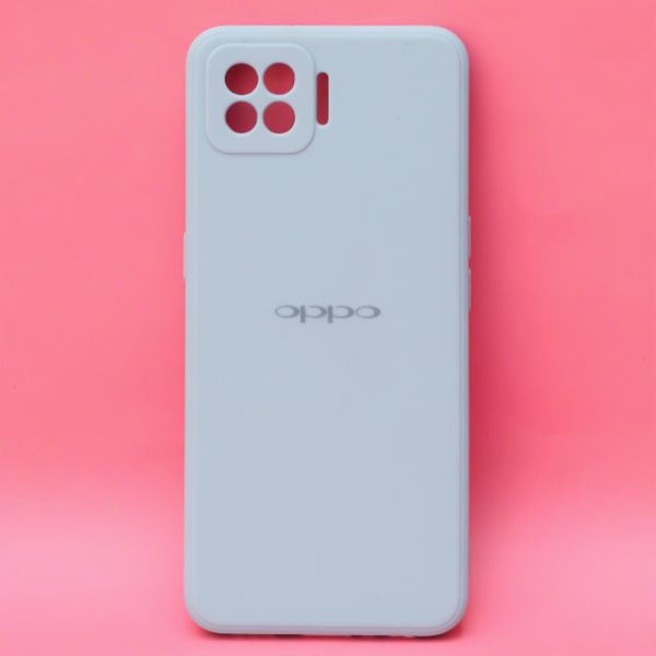 Light Blue Candy Silicone Case for Oppo F17 Pro - The Hatke