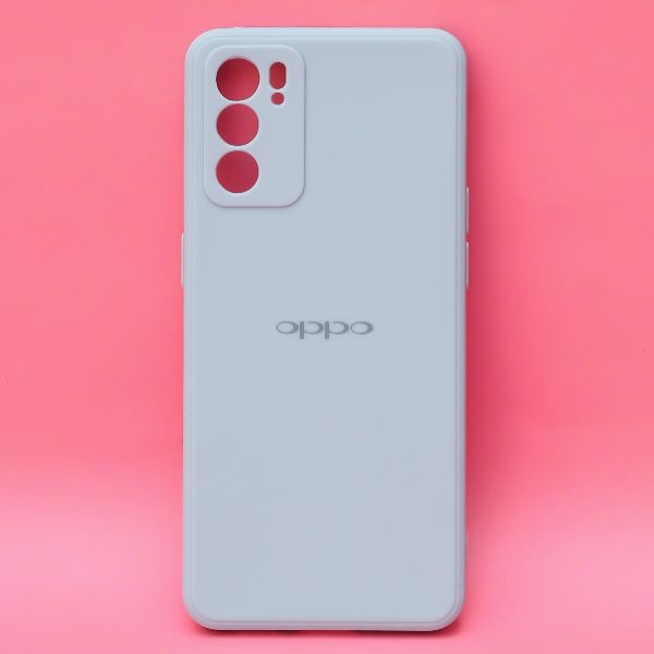 Light Blue Candy Silicone Case for Oppo Reno 6 - The Hatke