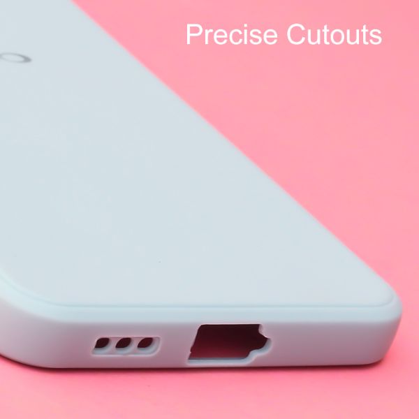 Light Blue Candy Silicone Case for Oppo Reno 6 - The Hatke