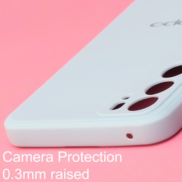 Light Blue Candy Silicone Case for Oppo Reno 6 - The Hatke