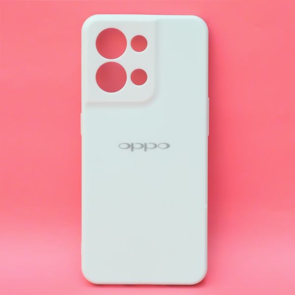 Light Blue Candy Silicone Case for Oppo Reno 8 - The Hatke