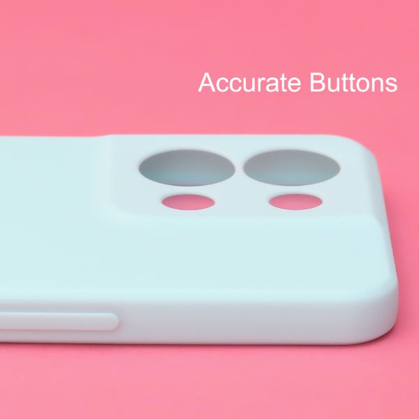 Light Blue Candy Silicone Case for Oppo Reno 8 - The Hatke