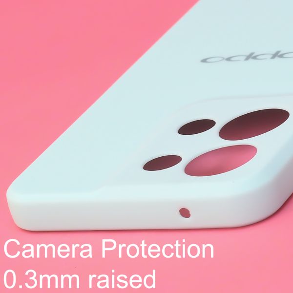 Light Blue Candy Silicone Case for Oppo Reno 8 - The Hatke