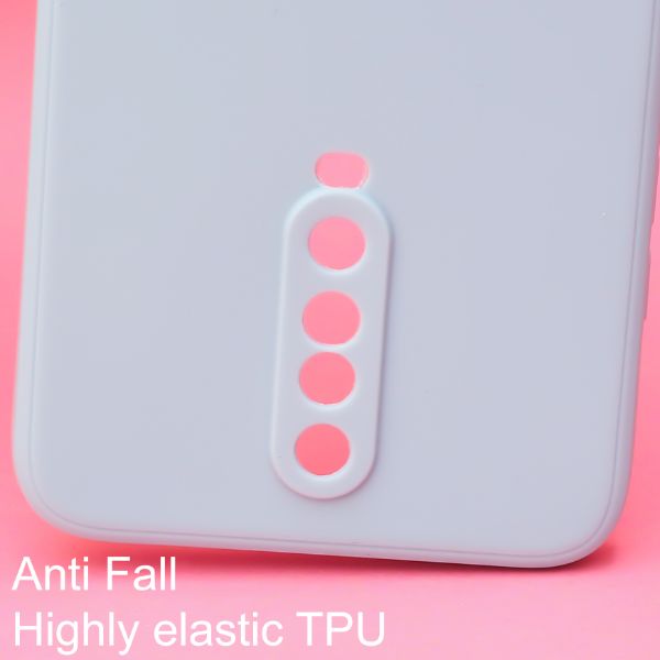 Light Blue Candy Silicone Case for Poco X2 - The Hatke