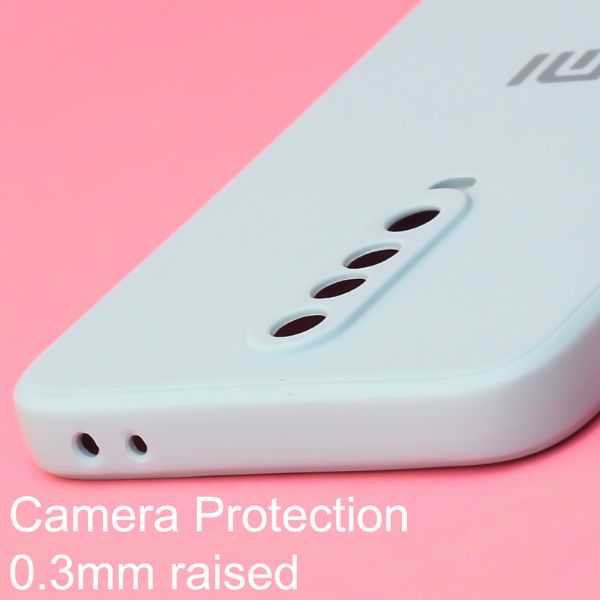 Light Blue Candy Silicone Case for Poco X2 - The Hatke
