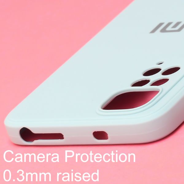 Light Blue Candy Silicone Case for Redmi Note 11 - The Hatke