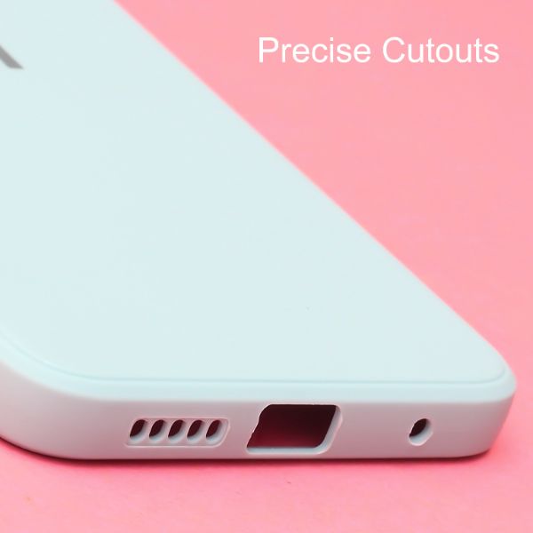 Light Blue Candy Silicone Case for Redmi Note 11 - The Hatke