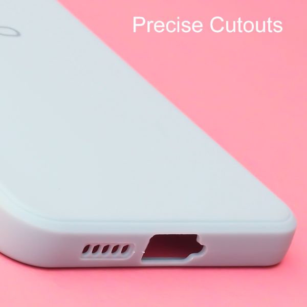 Light Blue Candy Silicone Case for Vivo V23 - The Hatke