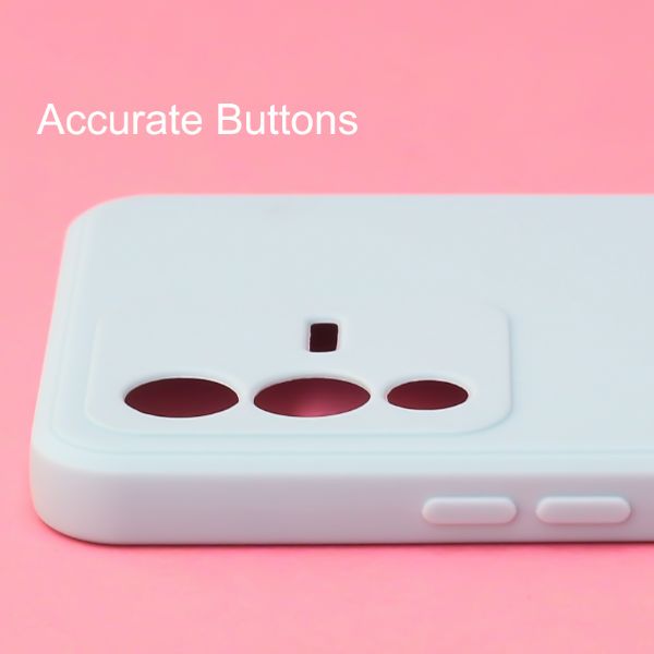 Light Blue Candy Silicone Case for Vivo V23 - The Hatke